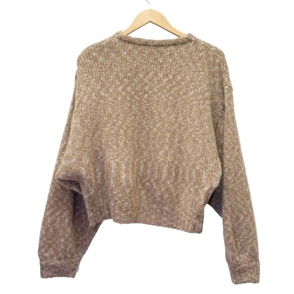 Atelier Delphine Baby Alpaca Melange Balloon Sleeve Sweater in Bambi Size XS/S - Picture 5 of 15
